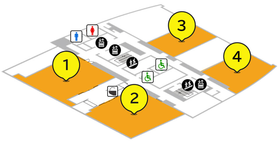 6階のフロアマップ
