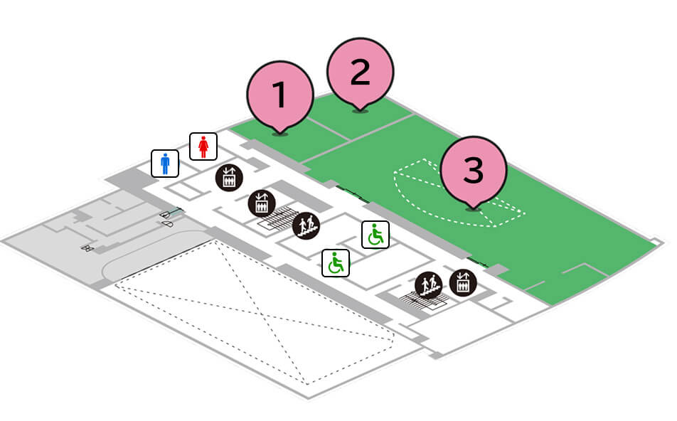 8階のフロアマップ