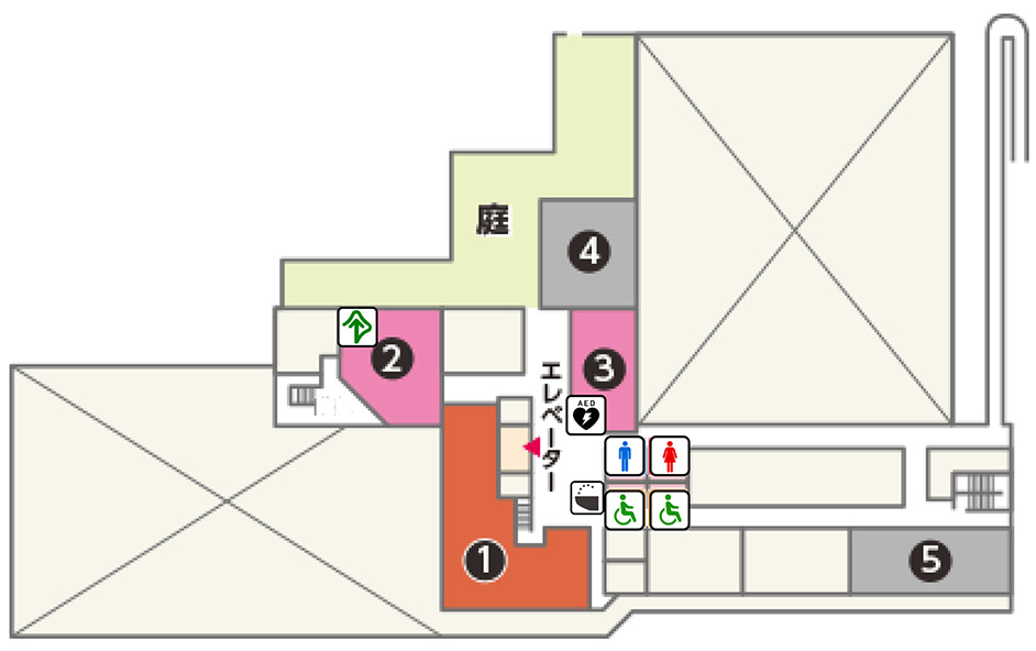 3階のフロアマップ
