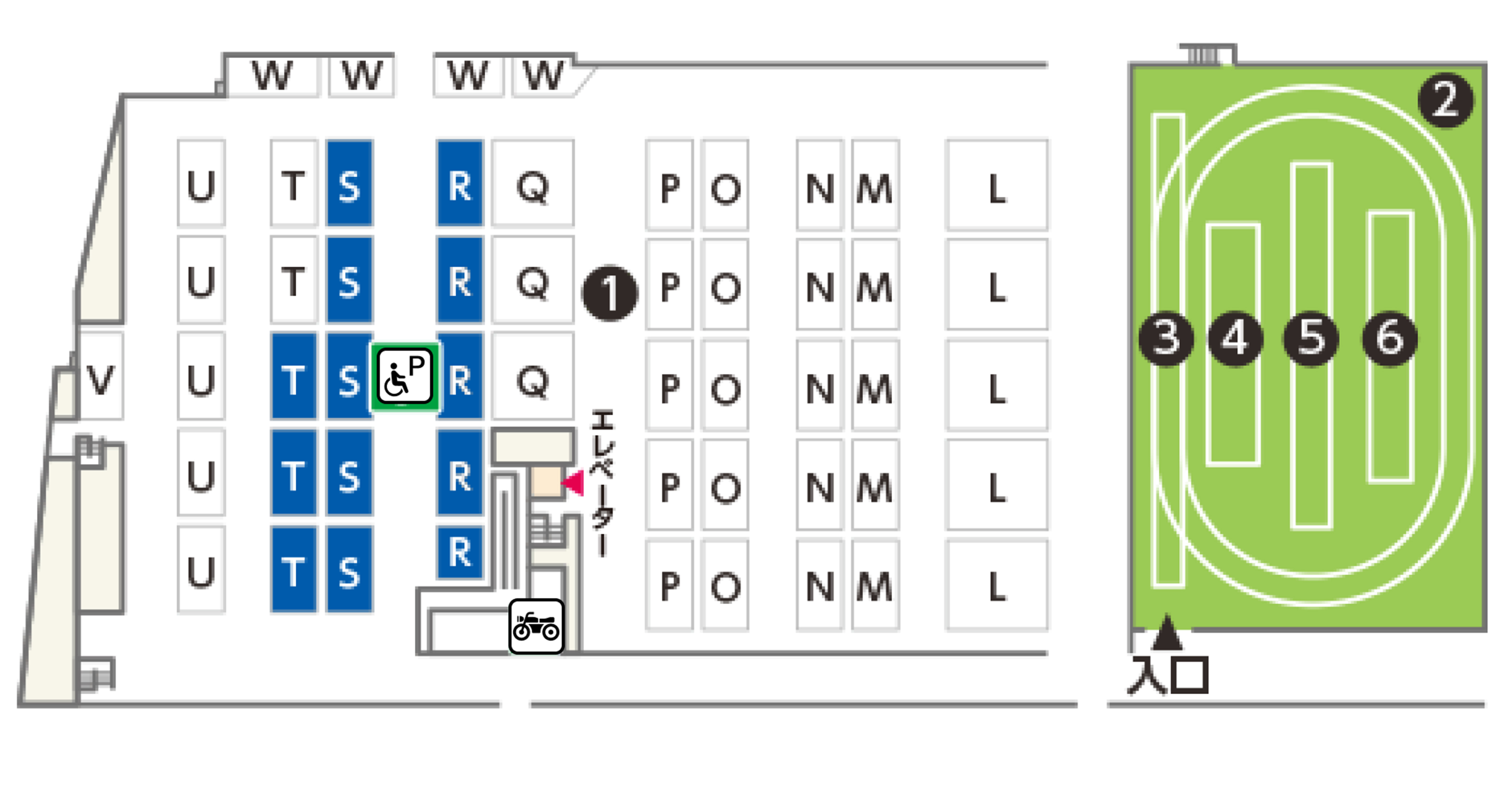 2階のフロアマップ